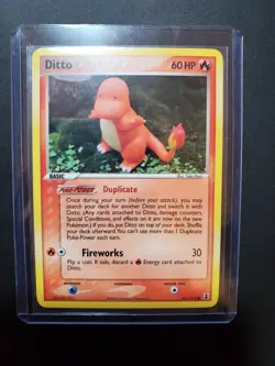Pokemon Card TCG Ditto (Charmander) 61/113 Delta Species 2005 Regular non-holo - Image 1