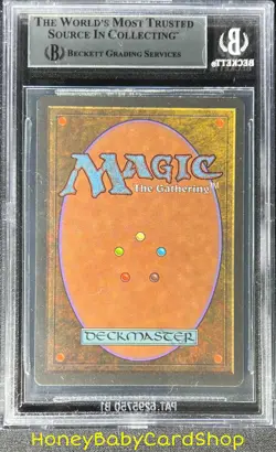 MTG Alliances 1996 Burnout BGS 9.0Q (Quad) MINT Silver Age Iconic Staple - Image 2