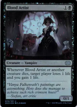 MTG Blood Artist (70) | NM Foil | Double Masters 2022 {2X2} - Image 2