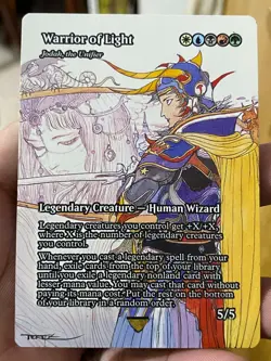 Jodah, the Unifier Final Fantasy Through the Ages Hand Painted Altered Art Tentz - Image 2