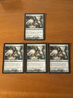 MTG 4x Artist Signed ETERNAL WITNESS Terese Nielsen Mint Fifth Dawn Japanese Eng - Image 1