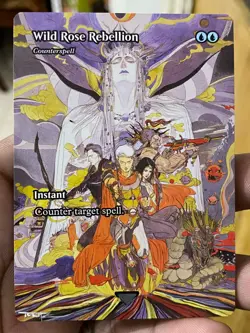 Counterspell MTG Final Fantasy: Through the Ages Hand Painted Altered Art Tentz - Image 2