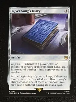 MTG Universes Beyond: Doctor Who River Song's Diary 0182 NM Rare - Image 1