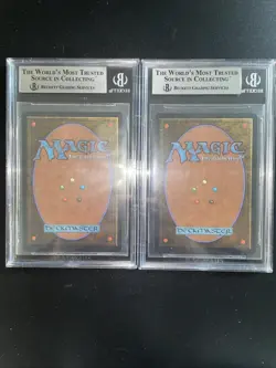 MTG Fishliver Oil (Dark & Light) BGS 9Q++ Arabian Nights 1993 Graded NM - Image 5