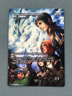 Laboratory Maniac Final Fantasy: Through the Ages Hand Painted Altered Art Tentz - Image 1