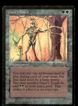 Gaea's Touch LP Light Play The Dark MTG [6692] - Image 1