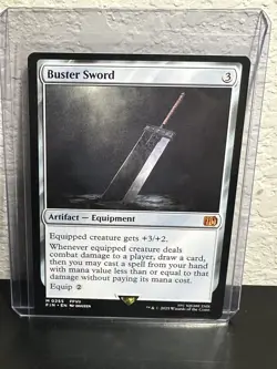 Magic The Gathering Final Fantasy Buster Sword Regular 0225 - Image 2