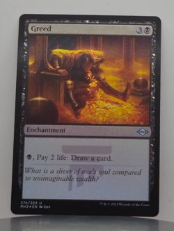 Foil - Greed - Modern Horizons 2 - MH2 - 274/303 - MTG - Image 1