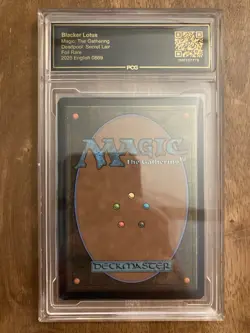 GEM MINT PCG 9.5 MTG Deadpool Secret Lair #869 Blacker Lotus 2025 - Image 2