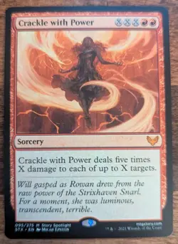 MTG Crackle with Power - Strixhaven #095 - Mythic Rare - Story Spotlight - NM - Image 1