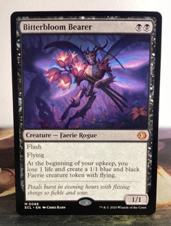 Bitterbloom Bearer Lorwyn Eclipsed MTG NM *In Hand* - Image 1