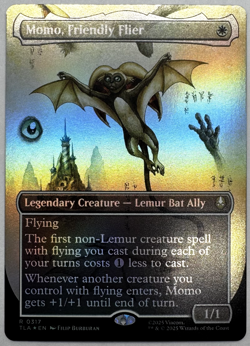 Momo, Friendly Flier (Borderless) Avatar: The Last Airbender Foil - Image 1