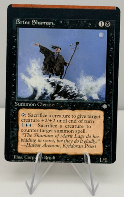 MTG miscut error Brine Shaman - Ice Age (ICE) - Image 1