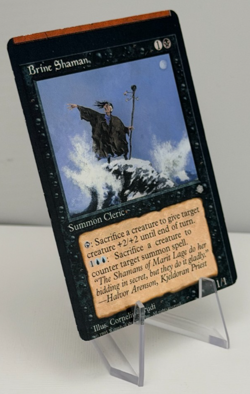 MTG miscut error Brine Shaman - Ice Age (ICE) - Image 3