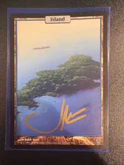 Island - Full Art Unhinged John Avon Signature - Image 1