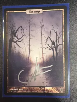 Swamp - Full Art Unhinged John Avon Signature #1 - Image 1