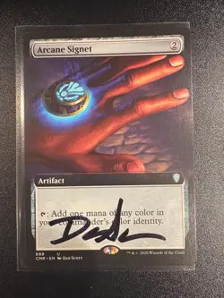 Arcane Signet (Extended Art) Commander Legends Dan Scott Signature - Image 1