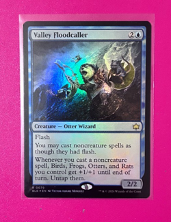 *Valley Floodcaller* -Bloomburrow (BLB) #79- Near Mint Foil Rare - - Image 1