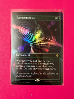 **Terrasymbiosis (Borderless)** Edge of Eternities (EOE) #312- Near Mint Foil - - Image 1