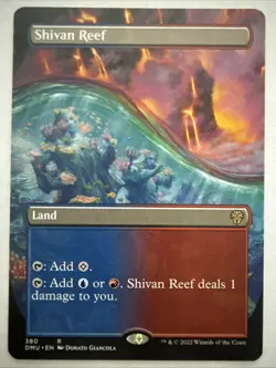 Shivan Reef (Borderless) Dominaria United Regular - Image 1