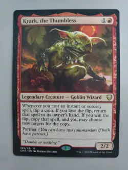 MTG Krark, the Thumbless Commander Legends Regular Rare - Image 1