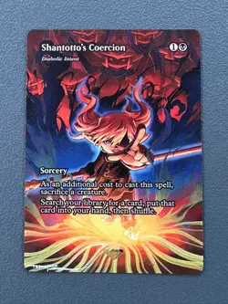 Diabolic Intent Final Fantasy: Through the Ages Hand Painted Altered Art Tentz - Image 1