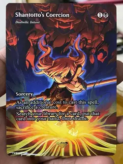 Diabolic Intent Final Fantasy: Through the Ages Hand Painted Altered Art Tentz - Image 2