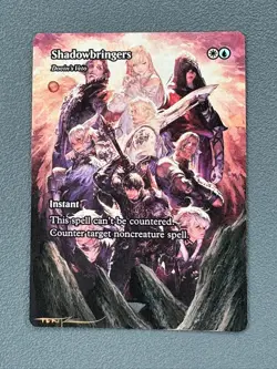 Dovin's Veto MTG Final Fantasy: Through the Ages Hand Painted Altered Art Tentz - Image 1
