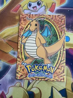 1999 Black Topps - Dragonite - Pokemon Card - E12 Of 12 - NM Label #149 - Image 1