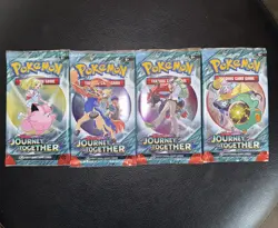 Pokemon TCG Journey Together Booster Pack Art Set 4x Sealed New FAST SHIP 🔥 - Image 1