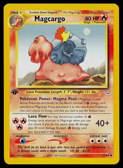 Pokemon Card - Magcargo 1st Edition Neo Revelation 33/64 Uncommon - Image 1