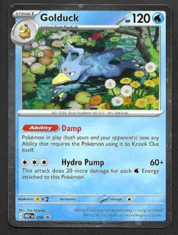 Pokemon TCG -Mega Evolutions Promo - Golduck MEP 008 NM - Image 1