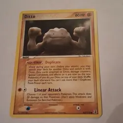 Pokemon Ditto (Geodude) Delta Species 62/113 Common 60HP English TCG Card - Image 1
