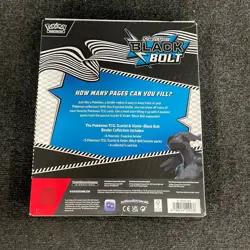 Pokemon TCG Scarlet & Violet 10.5 Black Bolt Binder Collection Box, Box Wear - Image 2