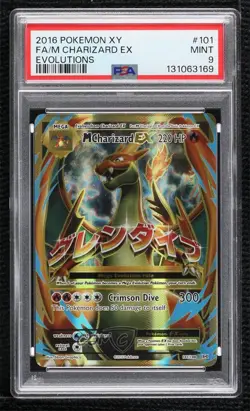 M Charizard EX Ultra Rare Pokemon XY Evolutions 20th Anniversary PSA 9 MINT - Image 1