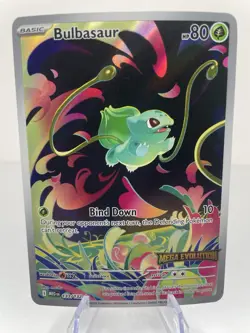 Bulbasaur 133/132 - Illustration Rare Holo Mega Evolution Promo - Pokemon TCG NM - Image 1