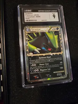 UNLEASHED TYRANITAR #88/95 PRIME HOLO FOIL CGC 9! POKEMON HG & SS NOT PSA/BGS - Image 2