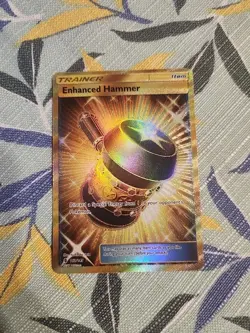 Pokemon - Enhanced Hammer (Secret) - 162/145 - SM Guardians Rising - Holo NM - Image 1