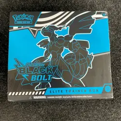 Pokemon Scarlet & Violet Black Bolt Elite Trainer Box, Sealed Box is Worn - Image 1