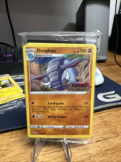 Donphan SWSH067 Vivid Voltage Build & Battle Pre-Release Holo Promo Pack SEALED - Image 1