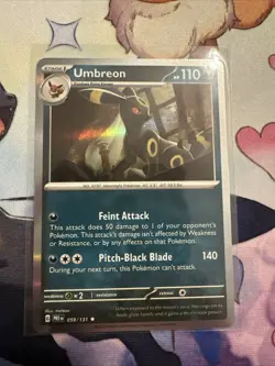 Umbreon Prismatic Evolutions Holo Pokemon TCG 059/131 Scarlet & Violet Rare - Image 1