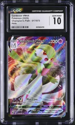 Pokemon Gardevoir VMAX (2020) Champion's Path 017/073 CGC 10 - Image 1