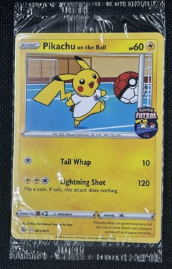 Pikachu On The Ball Promo 001/005 SEALED Pokemon 2020 UK Exclusive - Image 1