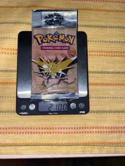 HeavyU Pokemon Unlimited Fossil Set Sealed Booster Pack Auction! - Image 1