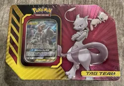 Pokemon Tag Team GX Power Partnership Tin Mew Mewtwo - Image 1