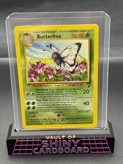 Butterfree 34/130 Base Set 2 Pokemon Vintage Non Holo NM/LP - Image 1