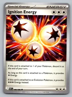 Pokemon TCG SV: White Flare Ignition Energy 086/086 - Image 1