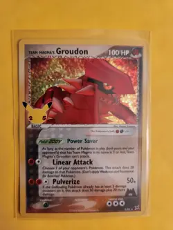 Pokemon TCG Pokemon Team Magma's Groudon Groudon Holo - Image 1