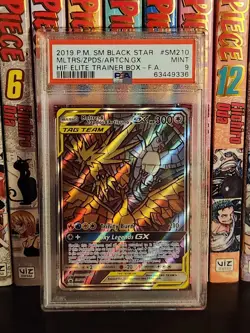 Pokemon Moltres & Zapdos & Articuno GX SM210 Black Star Holo Rare! PSA 9 🔥🔥🔥 - Image 1