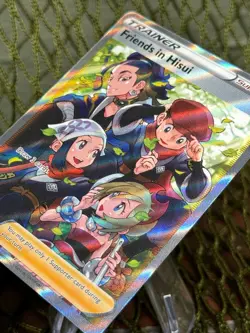 FRIENDS IN HISUI ~ Pokemon TCG: CROWN ZENITH ~ 148/159 FULL ART TRAINER - Image 5